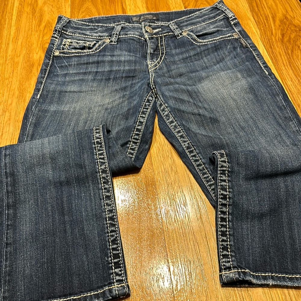 Silver capris